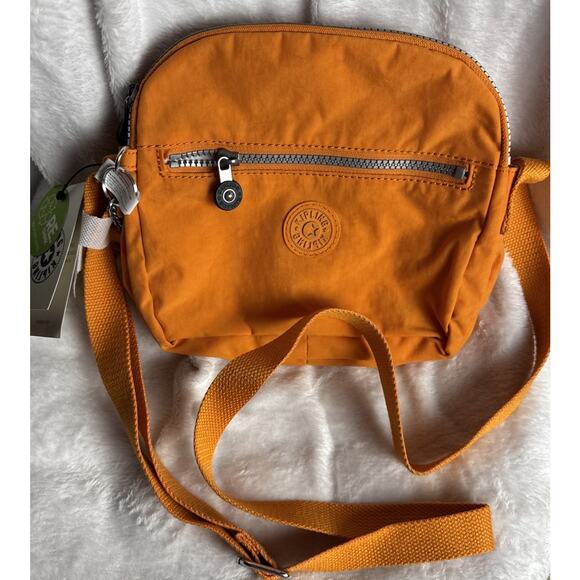 Kipling Handbags - Kipling HB6467 Keefe Shoulder Crossbody Bag Double Zip Orange NEW GORILLA NWT